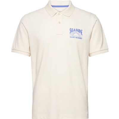 Gant Graphic Ss Polo S CREAM S Gant Graphic Ss Polo S CREAM S