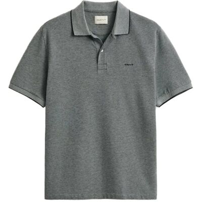 Gant 2 Tone Ss Polo S EVENING BLUE S Gant 2 Tone Ss Polo S EVENING BLUE S
