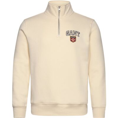 Gant Graphic Half Zip XL CREAM XL Gant Graphic Half Zip XL CREAM XL