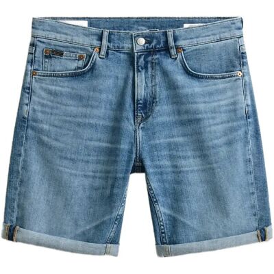 Gant Reg Jeans Shorts 30 SEMI LIGHT BLUE WORN IN 30 Gant Reg Jeans Shorts 30 SEMI LIGHT BLUE WORN IN 30