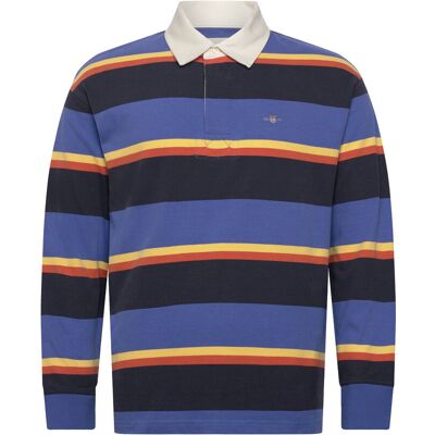 Gant Multistriped Heavy Rugger M RICH BLUE M Gant Multistriped Heavy Rugger M RICH BLUE M
