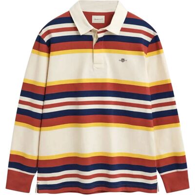 Gant Striped Heavy Rugger M MODERN RUST M Gant Striped Heavy Rugger M MODERN RUST M