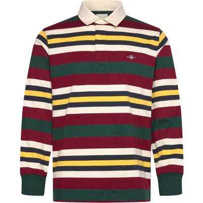 Gant Striped Heavy Rugger L TARTAN GREEN L Gant Striped Heavy Rugger L TARTAN GREEN L