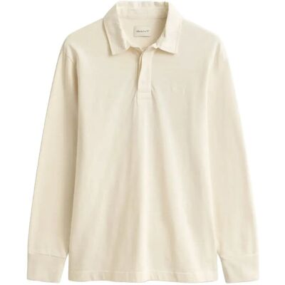 Gant Washed Slub Heavy Rugger S CREAM S Gant Washed Slub Heavy Rugger S CREAM S