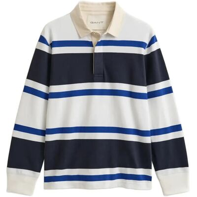 Gant Blocked Stripe Rugger S EVENING BLUE S Gant Blocked Stripe Rugger S EVENING BLUE S