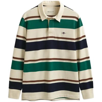 Gant Striped Heavy Rugger S CREAM S Gant Striped Heavy Rugger S CREAM S