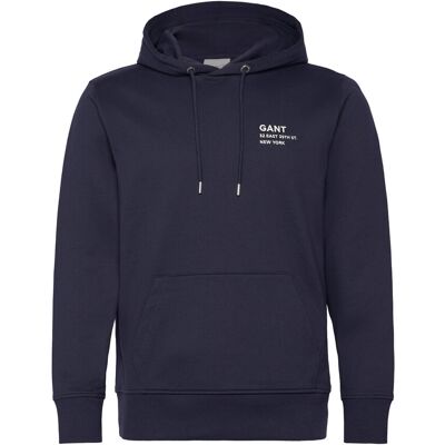 Gant Small Graphic Sweat Hoodie XL EVENING BLUE XL Gant Small Graphic Sweat Hoodie XL EVENING BLUE XL