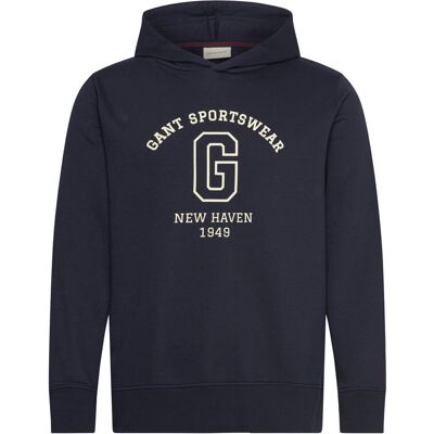 Gant Graphic Sweat Hoodie L EVENING BLUE L Gant Graphic Sweat Hoodie L EVENING BLUE L