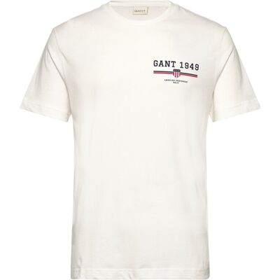 Gant Graphic Ss T-Shirt L EGGSHELL L Gant Graphic Ss T-Shirt L EGGSHELL L