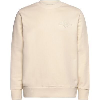 Gant Reg Tonal Shield C-Neck Sweat M CREAM M Gant Reg Tonal Shield C-Neck Sweat M CREAM M