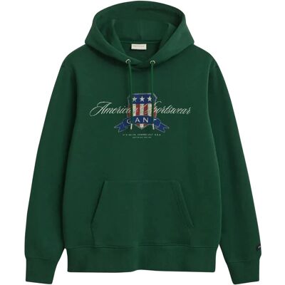 Gant Graphic Hoodie L FOREST GREEN L Gant Graphic Hoodie L FOREST GREEN L