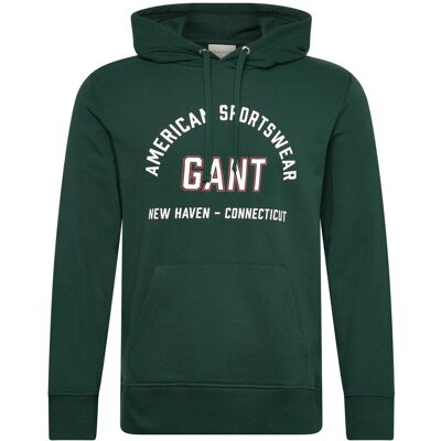 Gant Printed Graphic Hoodie XL TARTAN GREEN XL Gant Printed Graphic Hoodie XL TARTAN GREEN XL