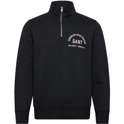 Gant Printed Graphic Half Zip XL BLACK XL Gant Printed Graphic Half Zip XL BLACK XL