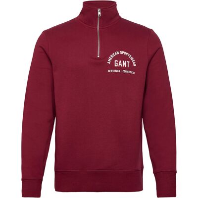 Gant Printed Graphic Half Zip S PLUMPED RED S Gant Printed Graphic Half Zip S PLUMPED RED S
