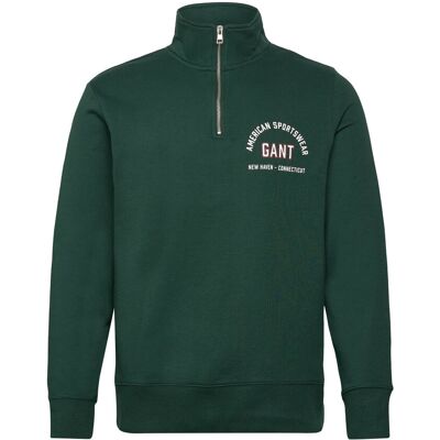 Gant Printed Graphic Half Zip L TARTAN GREEN L Gant Printed Graphic Half Zip L TARTAN GREEN L