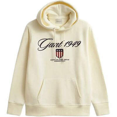 Gant Graphic Hoodie L CREAM L Gant Graphic Hoodie L CREAM L