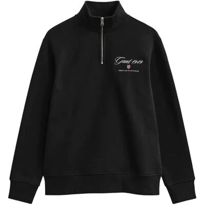 Gant Graphic Half Zip L BLACK L Gant Graphic Half Zip L BLACK L