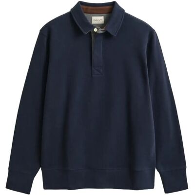 Gant Light Sacker Rib Ls Polo XXXL EVENING BLUE XXXL Gant Light Sacker Rib Ls Polo XXXL EVENING BLUE XXXL