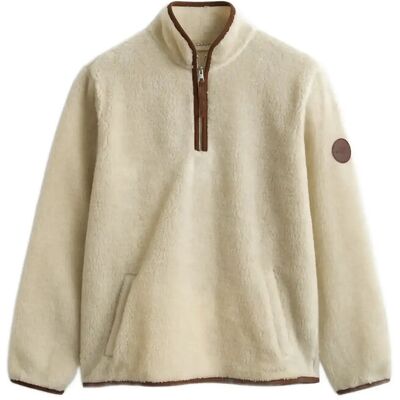 Gant Half Zip Flleece S CREAM S Gant Half Zip Flleece S CREAM S