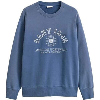 Gant Spray Graphic C-Neck M VINTAGE BLUE M Gant Spray Graphic C-Neck M VINTAGE BLUE M