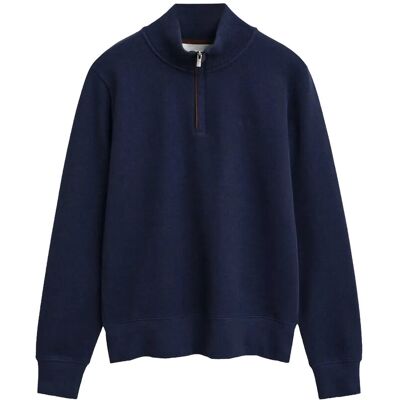 Gant Sacker Rib Half Zip S PERSIAN BLUE S Gant Sacker Rib Half Zip S PERSIAN BLUE S