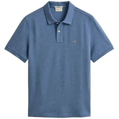 Gant Classic Regular Polo Shirt XL DENIM BLUE MELANGE XL Gant Classic Regular Polo Shirt XL DENIM BLUE MELANGE XL