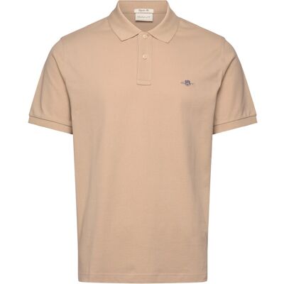 Gant Reg Shield Ss Pique Polo XXXXL DRY SAND XXXXL Gant Reg Shield Ss Pique Polo XXXXL DRY SAND XXXXL
