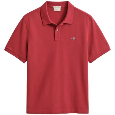 Gant Reg Shield Ss Pique Polo M MUTED RED M Gant Reg Shield Ss Pique Polo M MUTED RED M