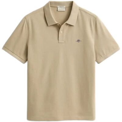 Gant Classic Regular Polo Shirt L OAT BEIGE L Gant Classic Regular Polo Shirt L OAT BEIGE L