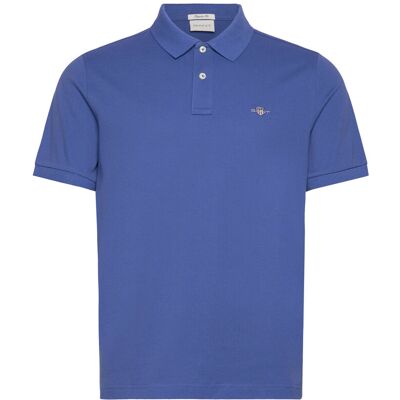 Gant Reg Shield Ss Pique Polo S RICH BLUE S Gant Reg Shield Ss Pique Polo S RICH BLUE S