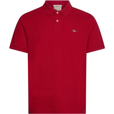 Gant Reg Shield Ss Pique Polo S RUBY RED S Gant Reg Shield Ss Pique Polo S RUBY RED S