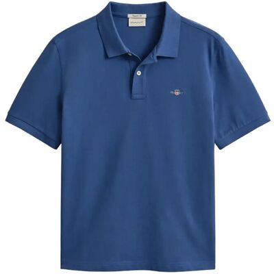 Gant Reg Shield Ss Pique Polo M VINTAGE BLUE M Gant Reg Shield Ss Pique Polo M VINTAGE BLUE M