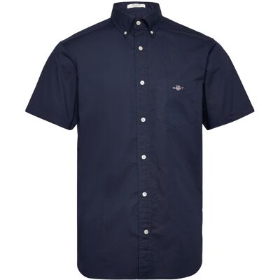Gant Reg Classic Poplin Ss Shirt XXL MARINE XXL Gant Reg Classic Poplin Ss Shirt XXL MARINE XXL
