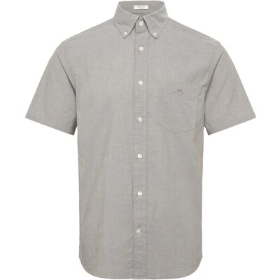 Gant Reg Classic Poplin Ss Shirt S MOSS GREEN S Gant Reg Classic Poplin Ss Shirt S MOSS GREEN S