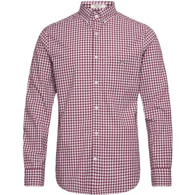Gant Reg Classic Poplin Gingham Shirt S PLUMPED RED S Gant Reg Classic Poplin Gingham Shirt S PLUMPED RED S