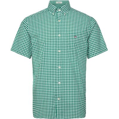Gant Reg Poplin Gingham Ss Shirt M DEEP GREEN M Gant Reg Poplin Gingham Ss Shirt M DEEP GREEN M