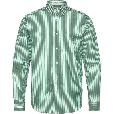 Gant Reg Classic Poplin Stripe Shirt S DEEP GREEN S Gant Reg Classic Poplin Stripe Shirt S DEEP GREEN S