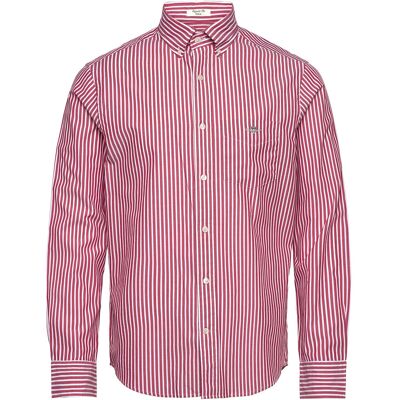 Gant Reg Classic Poplin Stripe Shirt XL RUBY RED XL Gant Reg Classic Poplin Stripe Shirt XL RUBY RED XL