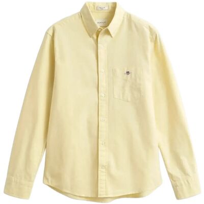 Gant Reg Classic Oxford Shirt M LIGHT MUSTARD YELLOW M Gant Reg Classic Oxford Shirt M LIGHT MUSTARD YELLOW M
