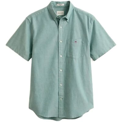 Gant Reg Classic Oxford Ss Shirt XXXL BOTANICAL HUE XXXL Gant Reg Classic Oxford Ss Shirt XXXL BOTANICAL HUE XXXL