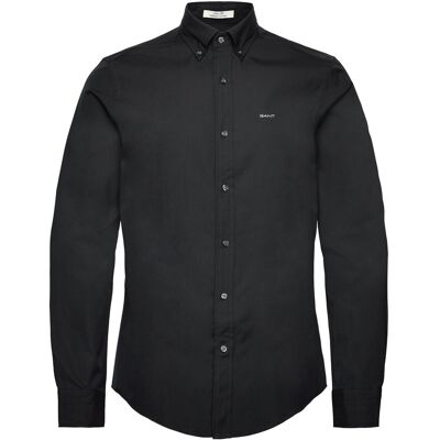 Gant Slim Pinpoint Oxford Shirt L BLACK L Gant Slim Pinpoint Oxford Shirt L BLACK L