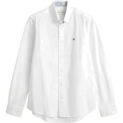 Gant Slim Stretch Oxford Shirt XL WHITE XL Gant Slim Stretch Oxford Shirt XL WHITE XL