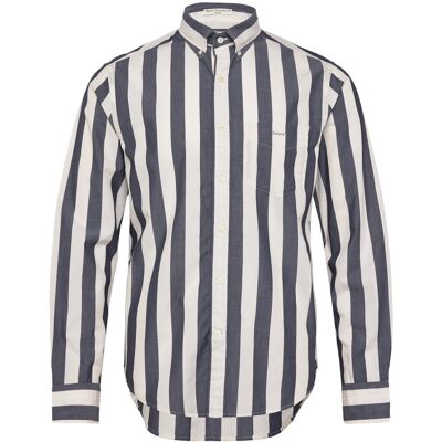 Gant Reg Poplin Parasol Stripe Shirt XL EVENING BLUE XL Gant Reg Poplin Parasol Stripe Shirt XL EVENING BLUE XL
