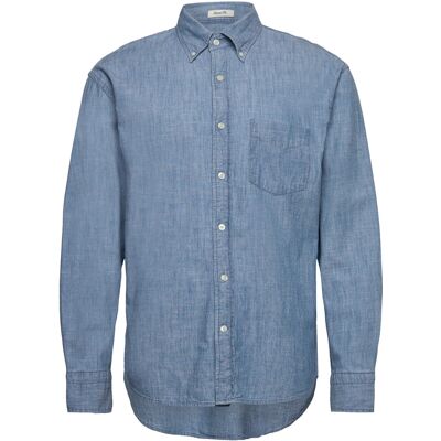 GANT Rel Chambray Shirt M LIGHT BLUE M GANT Rel Chambray Shirt M LIGHT BLUE M