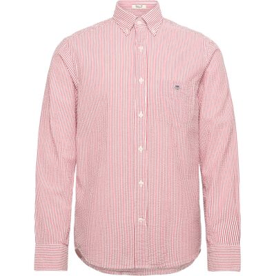 Gant Reg Seersucker Stripe Shirt XXXL RUBY RED XXXL Gant Reg Seersucker Stripe Shirt XXXL RUBY RED XXXL