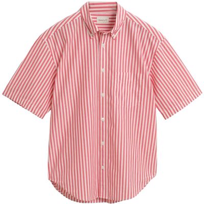Gant Rel Heritage Poplin Ss Shirt S WATERMELON RED S Gant Rel Heritage Poplin Ss Shirt S WATERMELON RED S