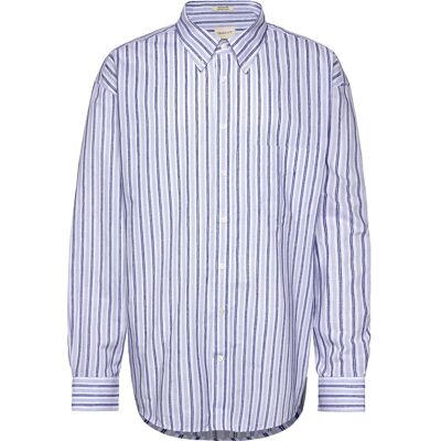 Gant Rel Texture Stripe Shirt M EGGSHELL M Gant Rel Texture Stripe Shirt M EGGSHELL M