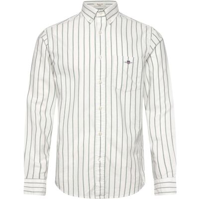Gant Reg Classic Oxford Stripe Shirt XXL FOREST GREEN XXL Gant Reg Classic Oxford Stripe Shirt XXL FOREST GREEN XXL