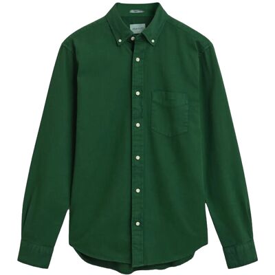 Gant Reg Gmnt Dyed Twill Shirt XL FOREST GREEN XL Gant Reg Gmnt Dyed Twill Shirt XL FOREST GREEN XL