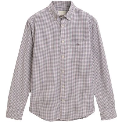 Gant Reg Classic Poplin Micro Check S PLUMPED RED S Gant Reg Classic Poplin Micro Check S PLUMPED RED S